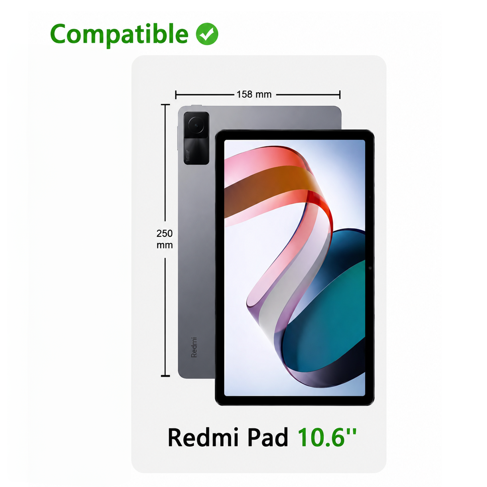 FUNDA SMART COVER COMPATIBLE CON REDMI PAD 2022 10.6 ' - 5