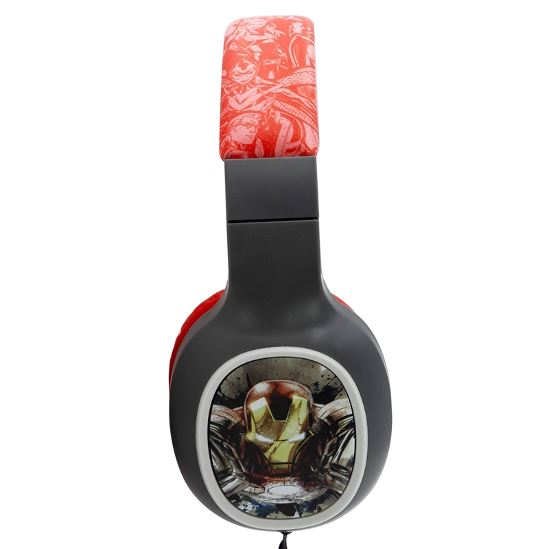AUDIFONOS CON CABLE AUXILIAR CON MICROFONO AVENGERS IRON MAN - 3