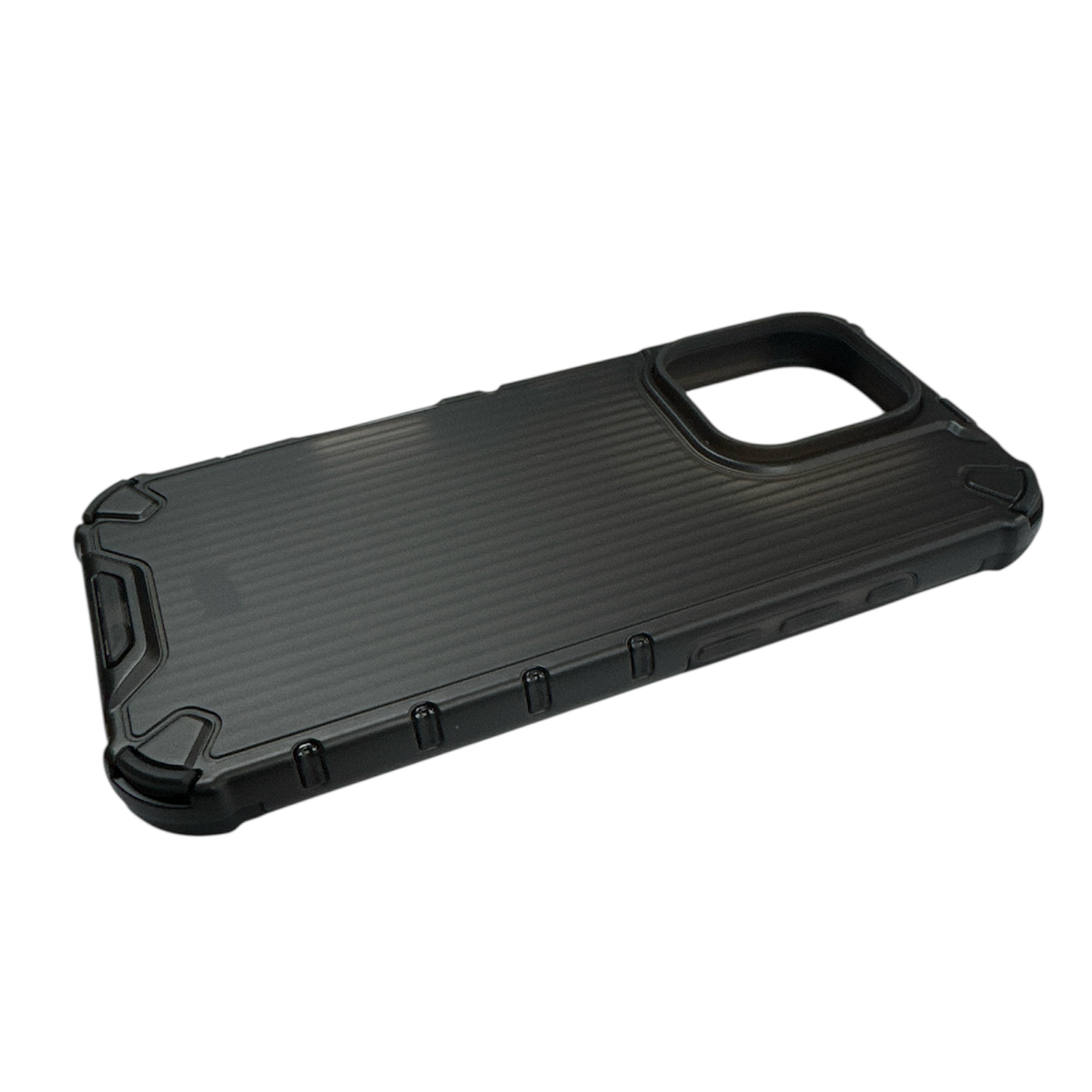 CARCASA FUNDA PROTECTORA COLOR PARA SAMSUNG A55 NEGRO - 3