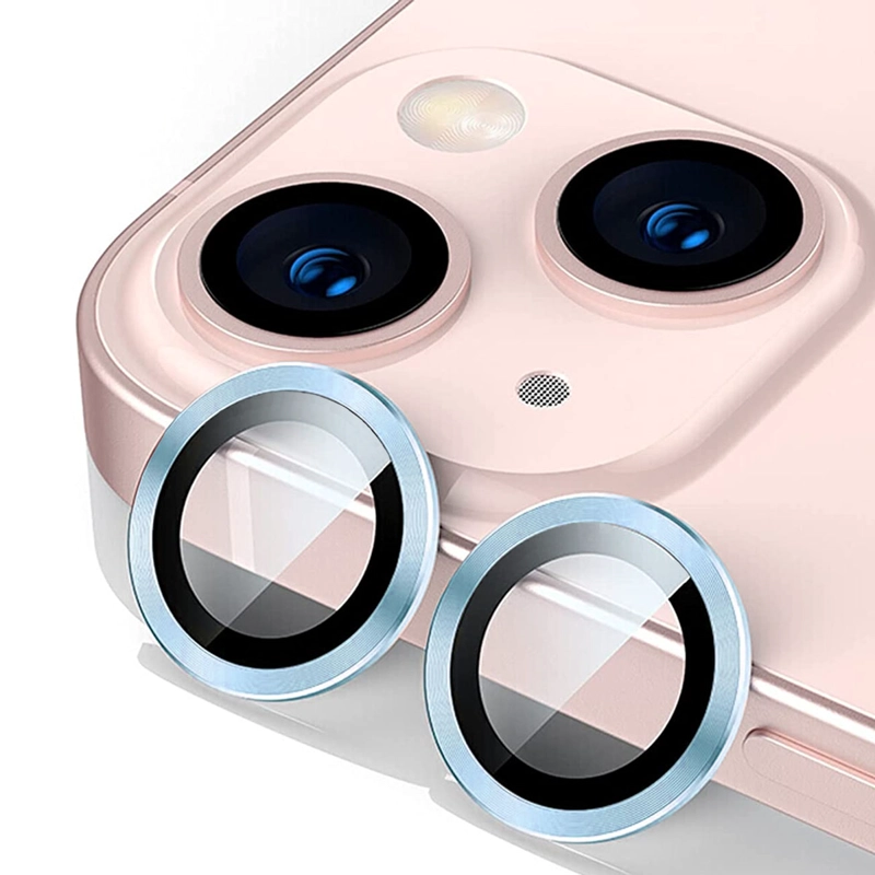GENÉRICO PROTECTOR DE LENTES DE CAMARA PARA IPHONE 14 PRO / MAX AZUL