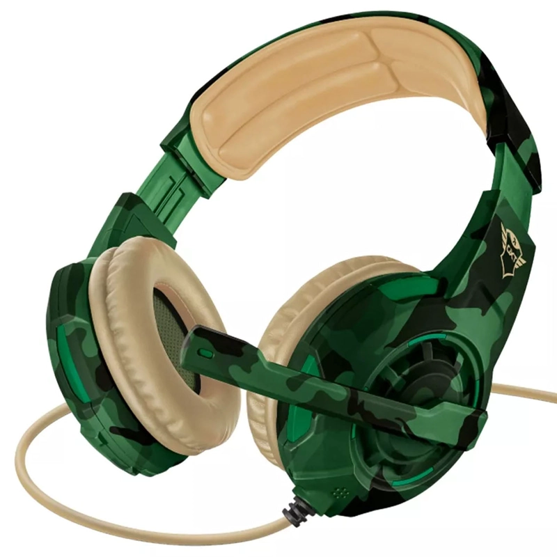 AUDIFONO GAMER CON MICROFONO TRUST RADIU JUNGLE CAMO GXT310C - 2