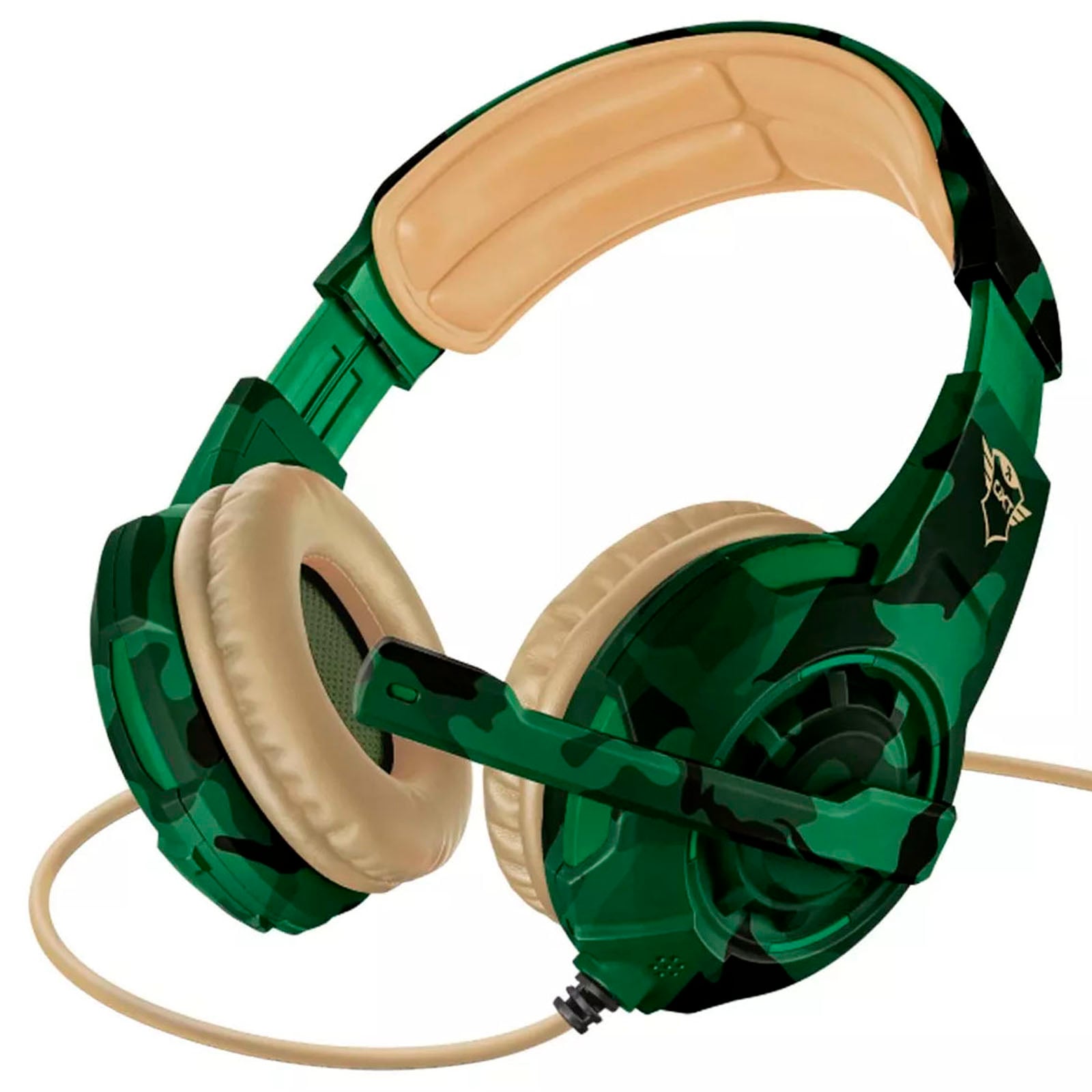 AUDIFONO GAMER CON MICROFONO TRUST RADIU JUNGLE CAMO GXT310C - 2