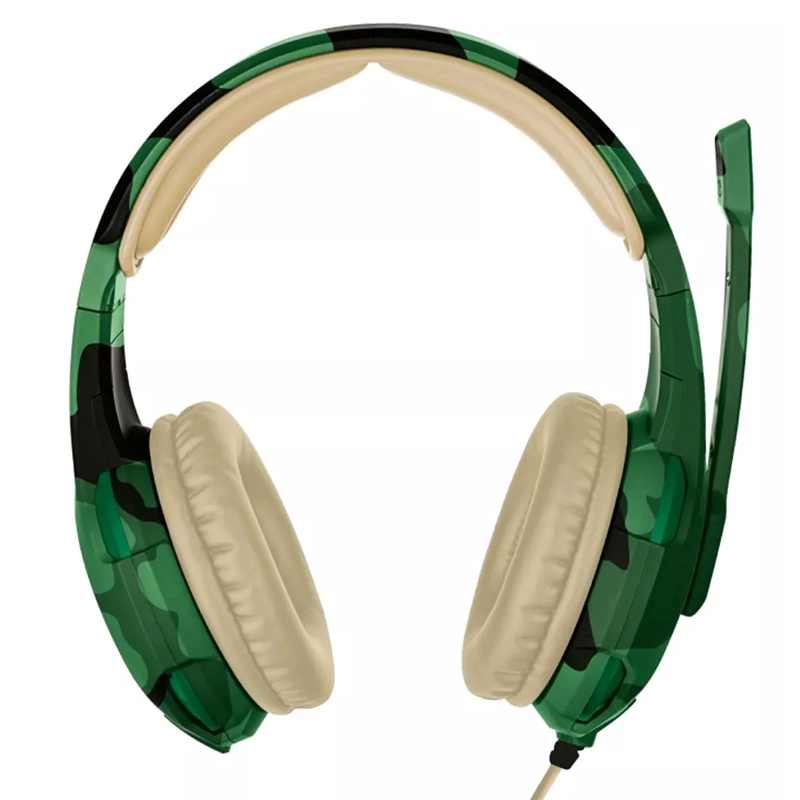 AUDIFONO GAMER CON MICROFONO TRUST RADIU JUNGLE CAMO GXT310C - 3