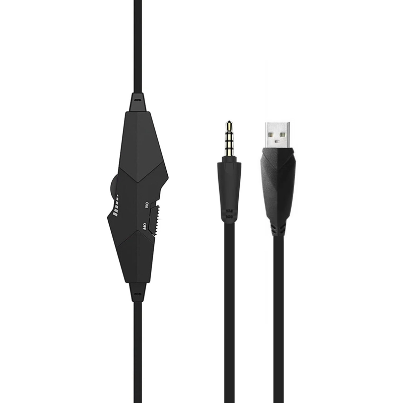 AUDIFONO GAMER CONEXION AUXILIAR 3.5MM Y PUERTO USB RX0012BL - 2