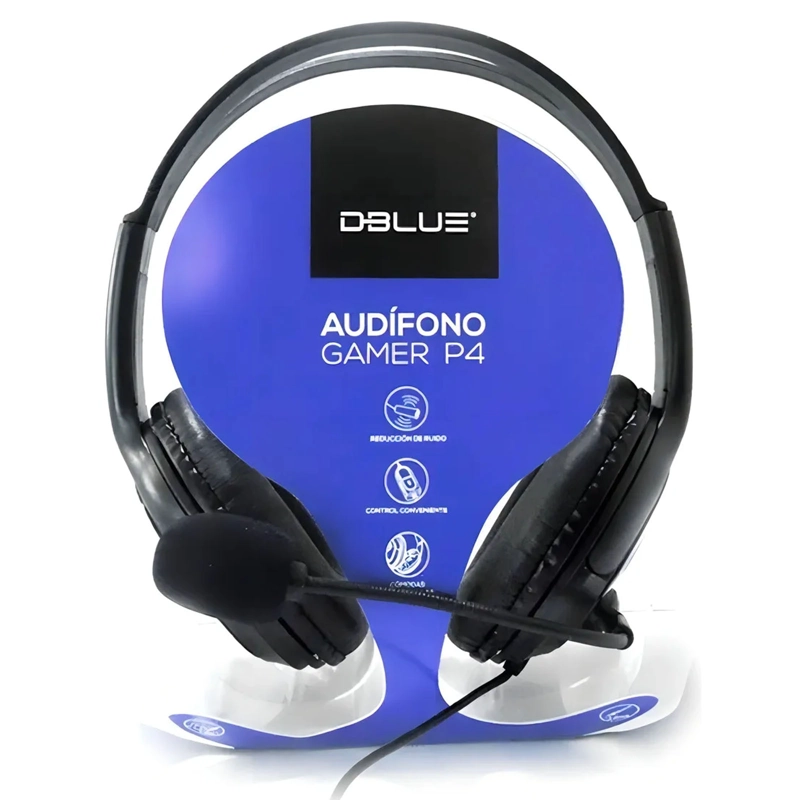 AUDIFONO GAMER CON MICROFONO Y CONEXION AUXILIAR DBLUE GM41 - 4