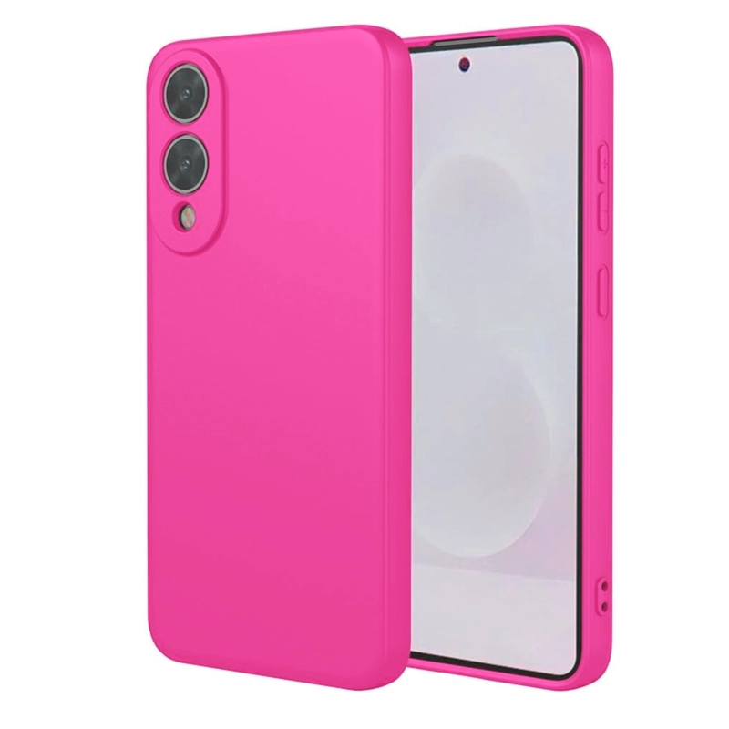 CARCASA COMPATIBLE CON SAMSUNG S25 EDGE GOMA FUCSIA - 1