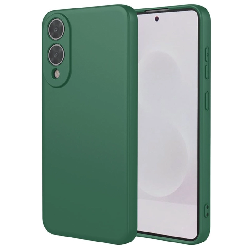 GENÉRICO CARCASA COMPATIBLE CON SAMSUNG S25 EDGE GOMA VERDE