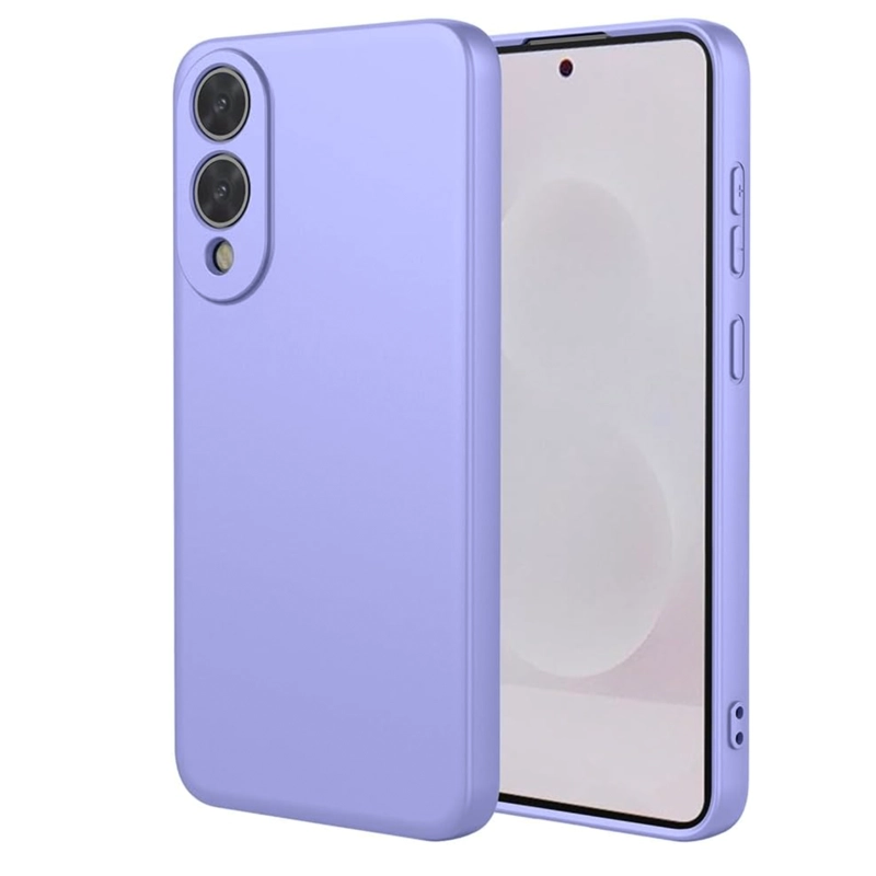 CARCASA COMPATIBLE CON SAMSUNG S25 EDGE GOMA LILA - 1