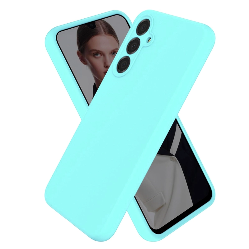CARCASA FUNDA COMPATIBLE CON SAMSUNG A26 GOMA CELESTE - 1