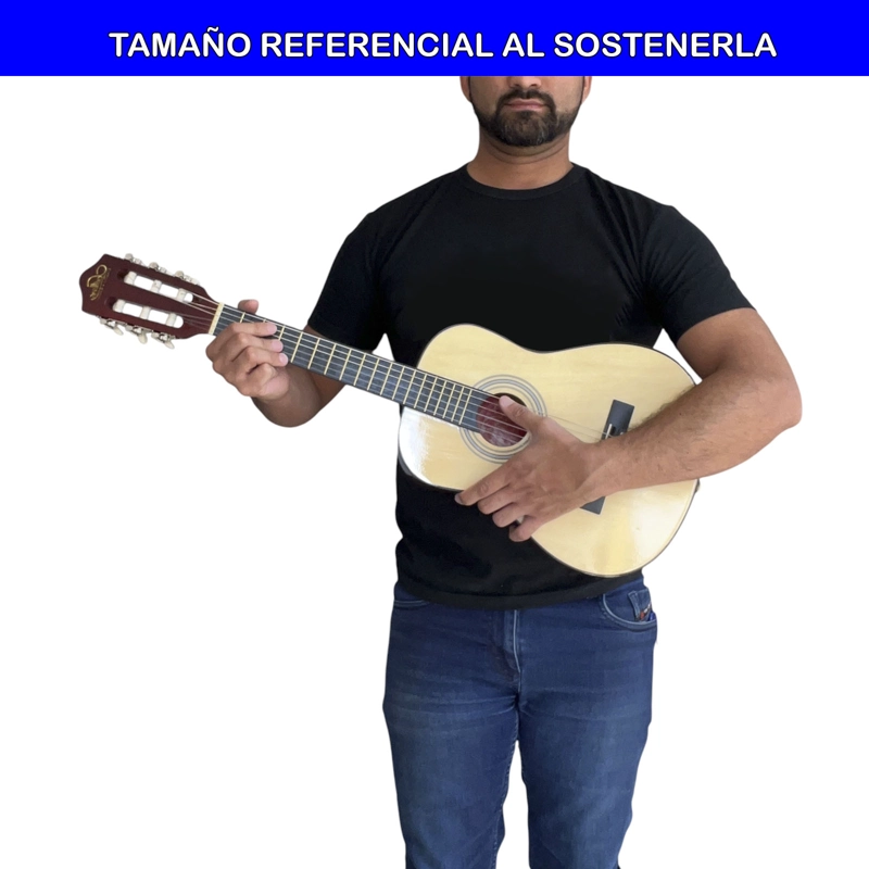 GUITARRA CLASICA DE NIÑO 30 PULGADAS FUNDA HENDRIX SUNBERTS - 2