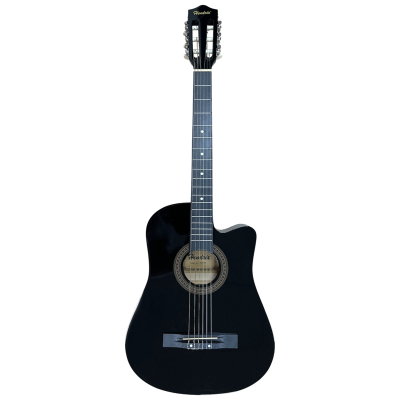 GUITARRA CLASICA FUNDA 39 PULGADAS GRANDE HENDRIX NEGRO - 1