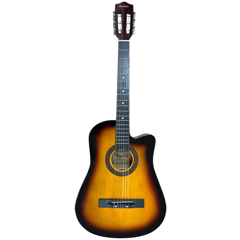 GUITARRA CLASICA GRANDE 39 PUL MADERA FUNDA HENDRIX SUNBERTS - 1