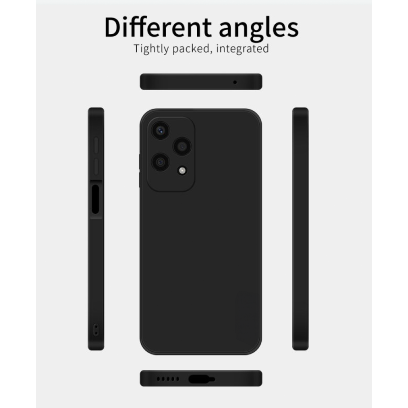 CARCASA FUNDA COMPATIBLE CON HONOR 200 LITE GOMA LILA - 3