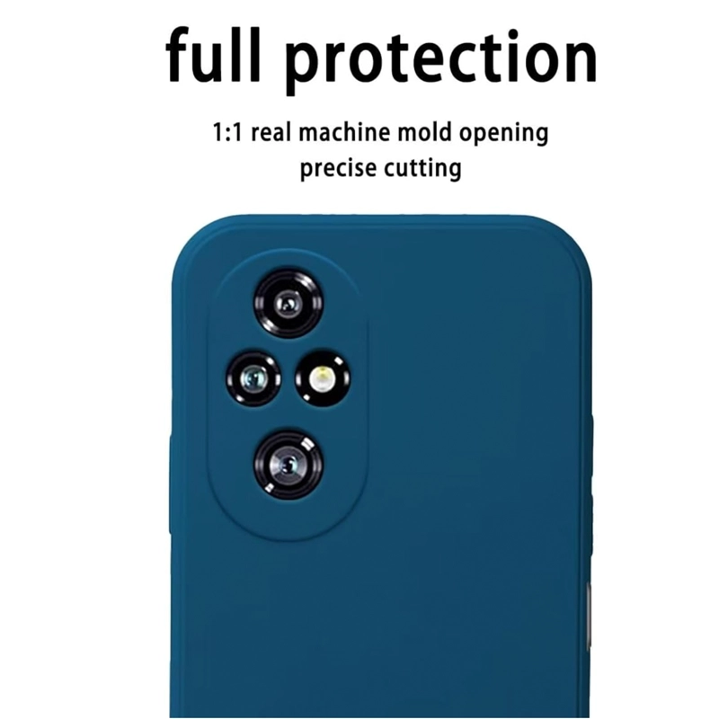 CARCASA FUNDA COMPATIBLE CON HONOR 200 GOMA ROJO - 4