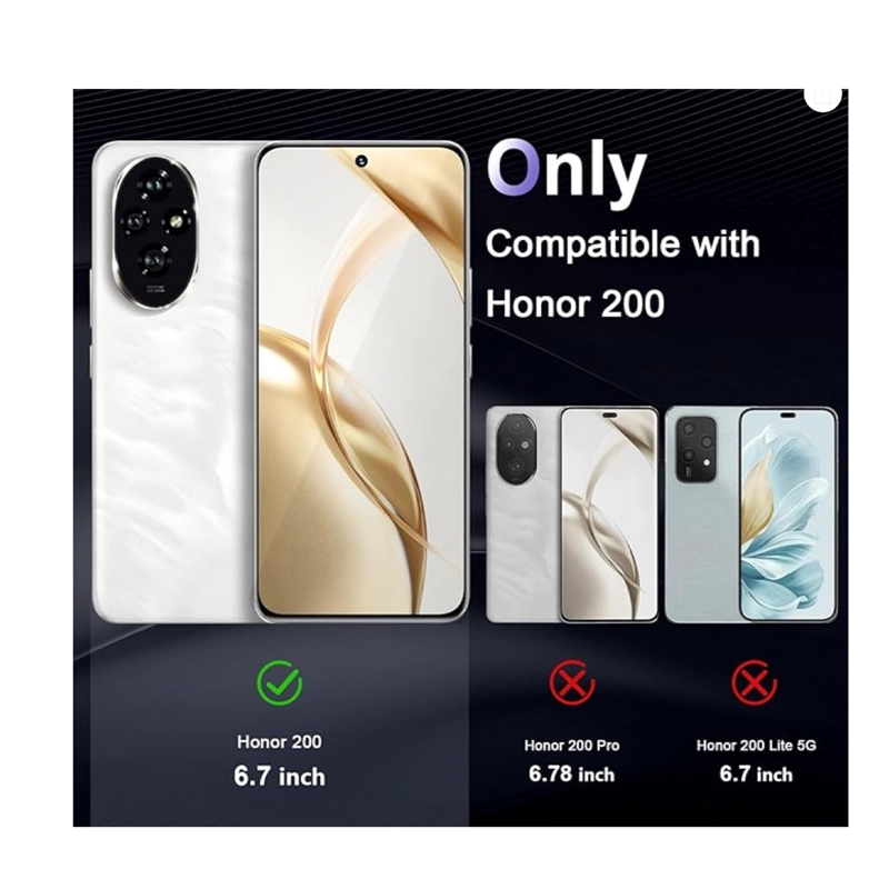 CARCASA FUNDA COMPATIBLE CON HONOR 200 GOMA VERDE - 7