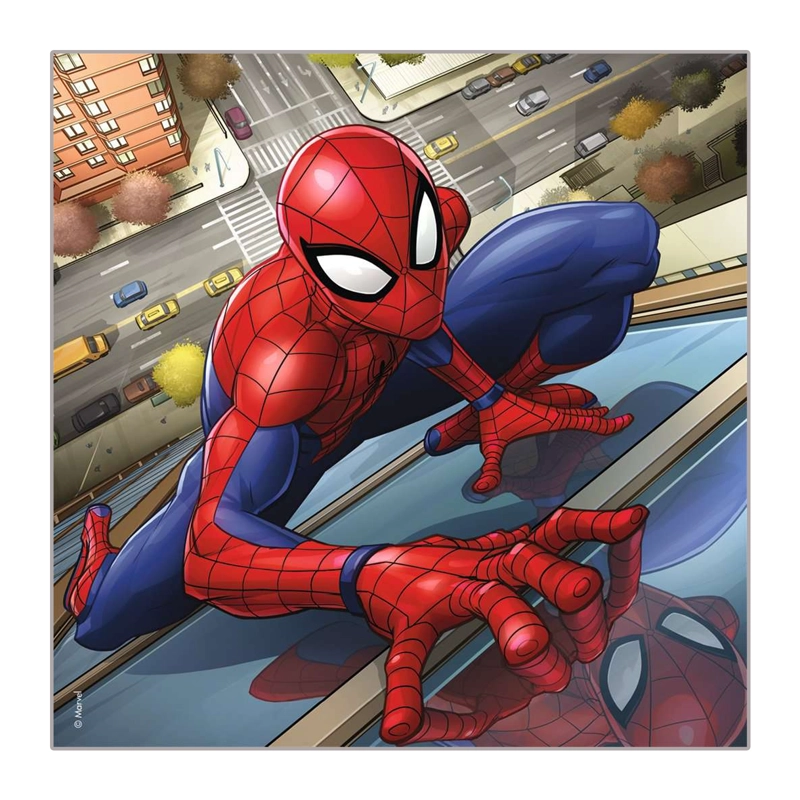 KIT MOUSE INALAMBRICO CON MOUSEPAD ESTAMPADO SPIDERMAN ROJO - 2