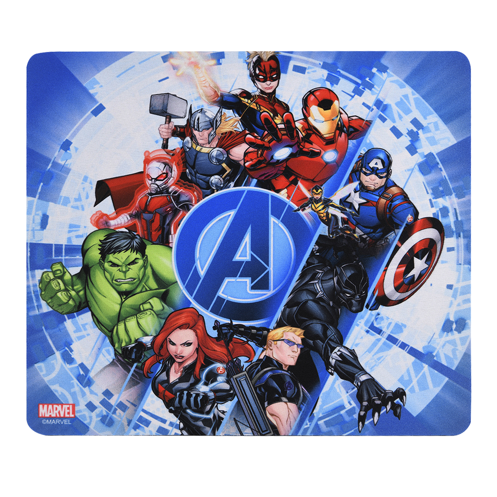 KIT MOUSE INALAMBRICO CON MOUSEPAD ESTAMPADO DISEÑO AVENGERS - 2