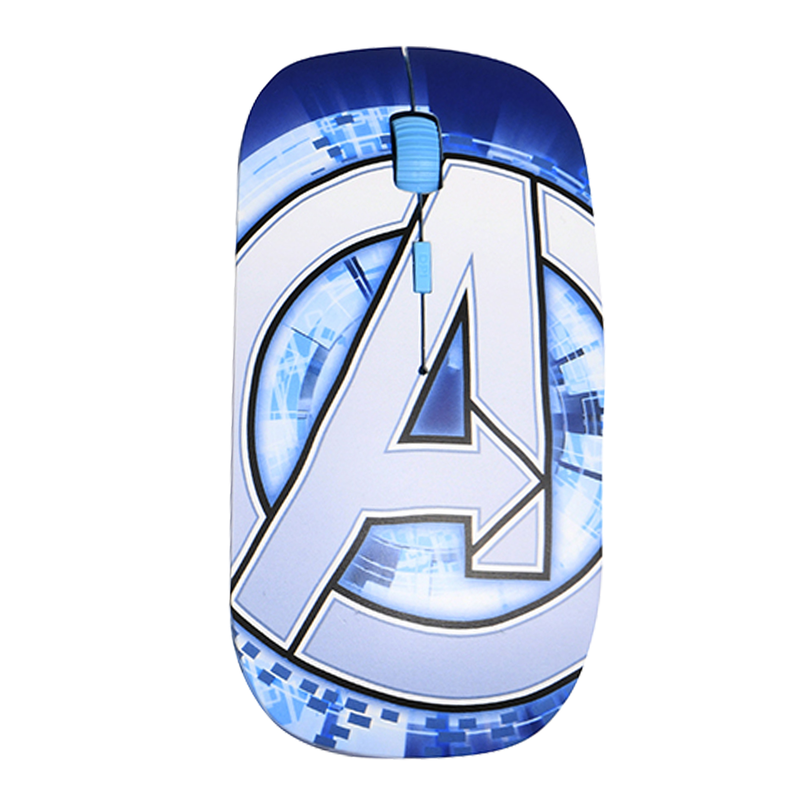 KIT MOUSE INALAMBRICO CON MOUSEPAD ESTAMPADO DISEÑO AVENGERS - 3