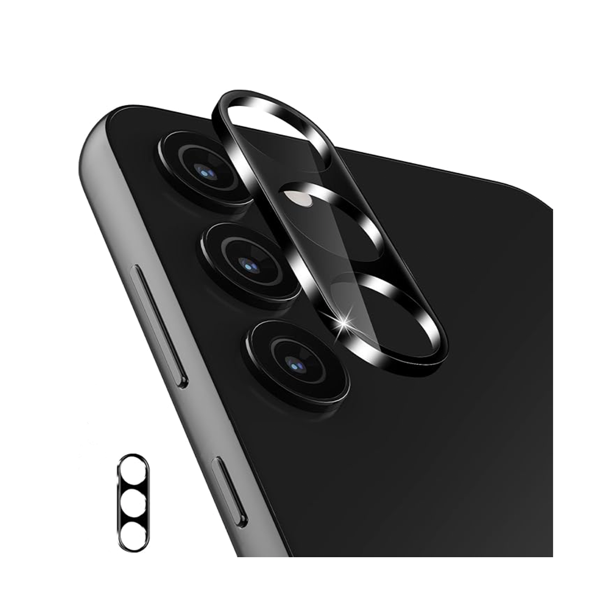 GENÉRICO PROTECTOR DE LENTE DE CAMARA PARA SAMSUNG S25 PLUS NEGRO