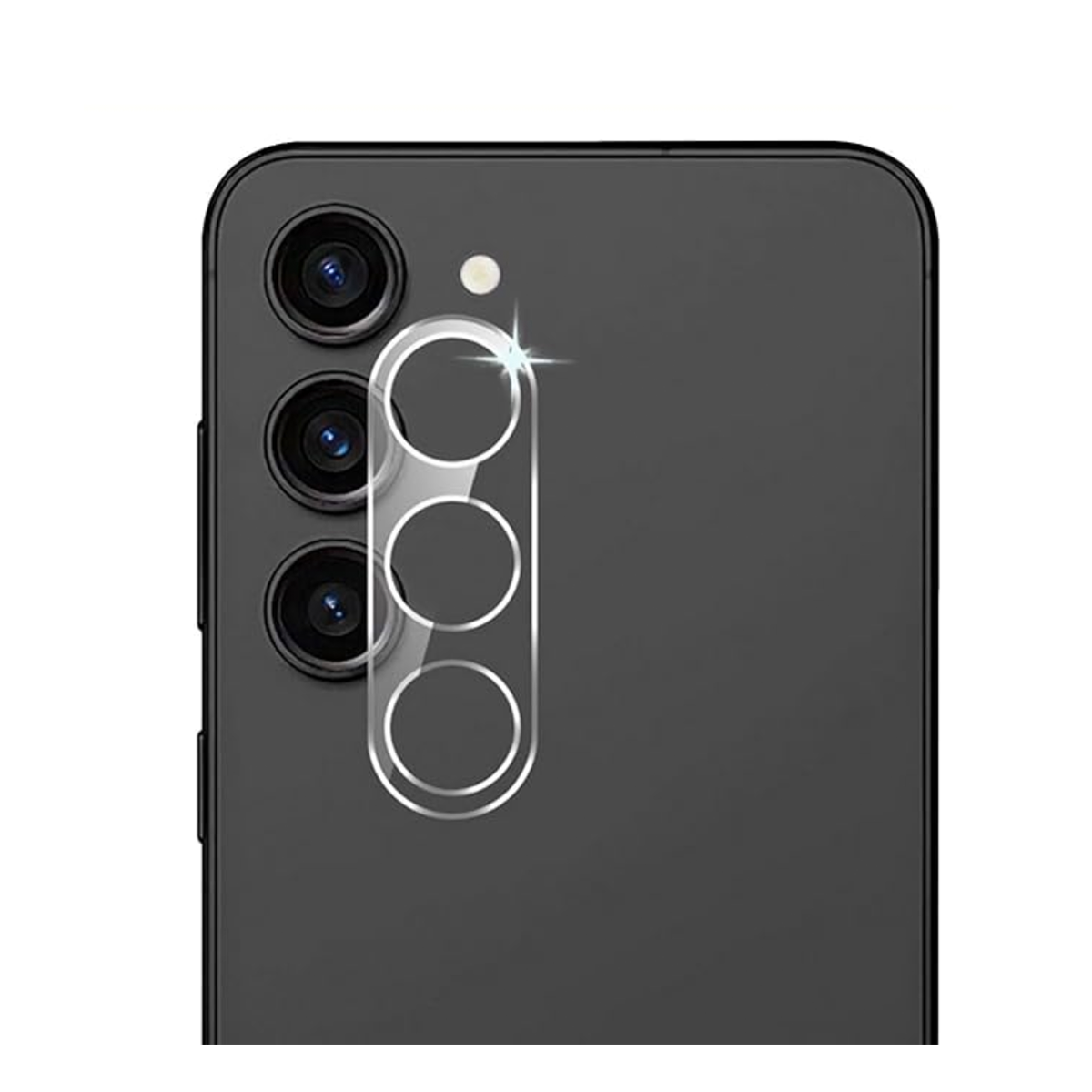 PROTECTOR DE LENTE DE CAMARA PARA SAMSUNG S25 PLUS TRANSPARENTE - 2