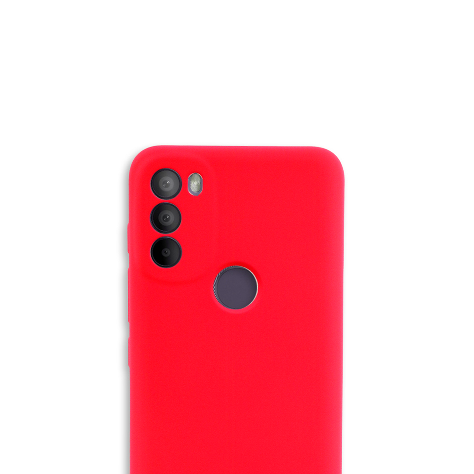 JOIGO CARCASA PARA MOTOROLA G71 GOMA COLOR ROJO