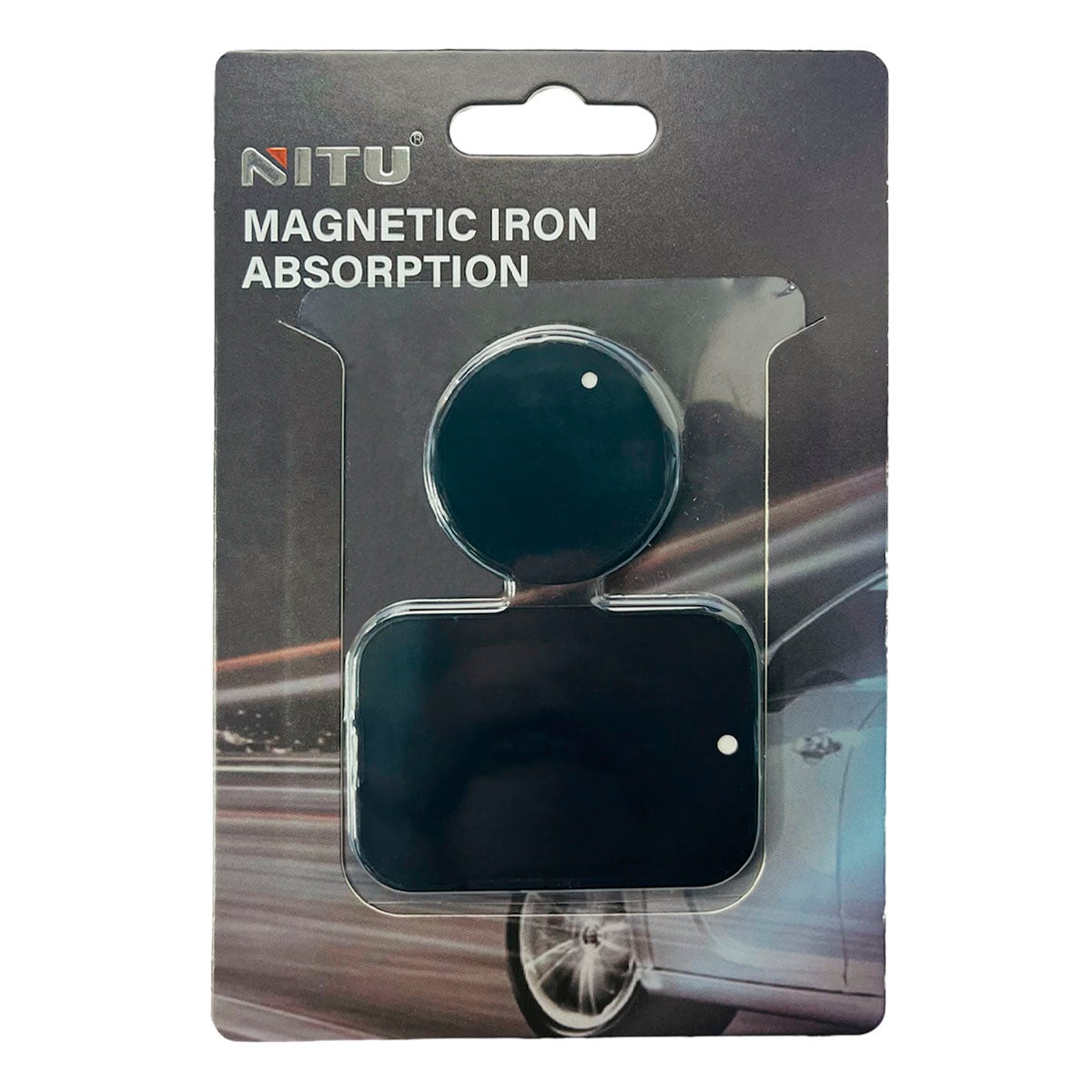 GENÉRICO PLACA DE METAL PARA SOPORTE MAGNE TICO DE TELE FONO. IMAN