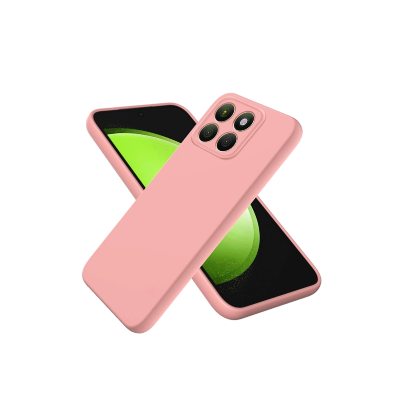 GENÉRICO CARCASA FUNDA COMPATIBLE CON HONOR X7C GOMA ROSADO