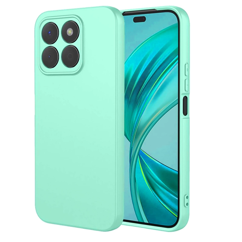 CARCASA FUNDA COMPATIBLE CON HONOR X7C GOMA TURQUESA - 1