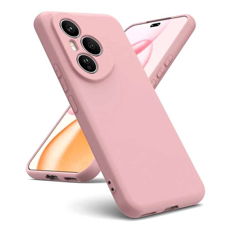 CARCASA FUNDA COMPATIBLE CON HONOR 400 PRO GOMA ROSADO - 1