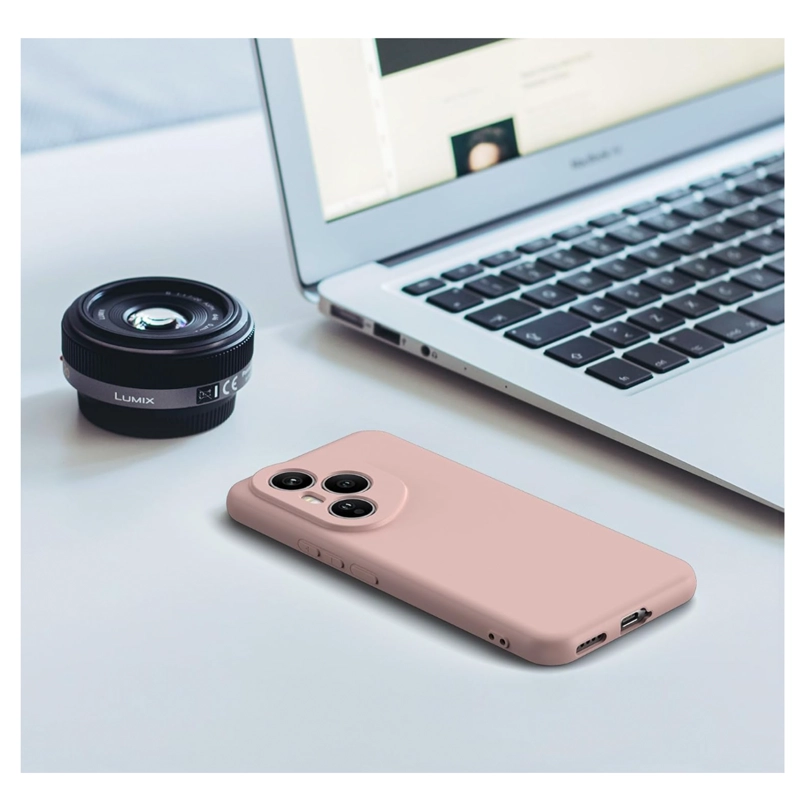 CARCASA FUNDA COMPATIBLE CON HONOR 400 PRO GOMA ROSADO - 3