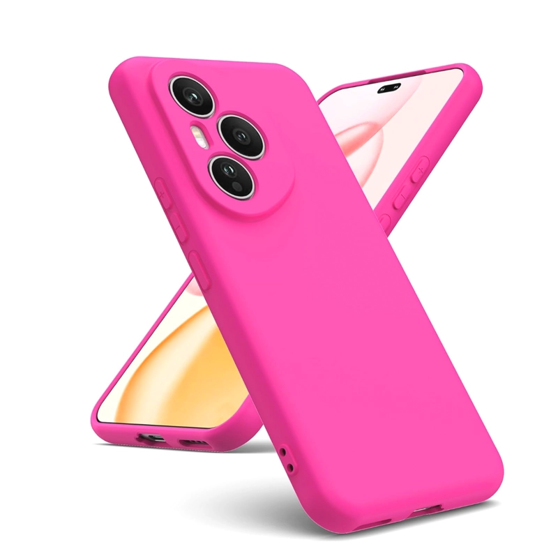 GENÉRICO CARCASA FUNDA COMPATIBLE CON HONOR 400 PRO GOMA FUCSIA