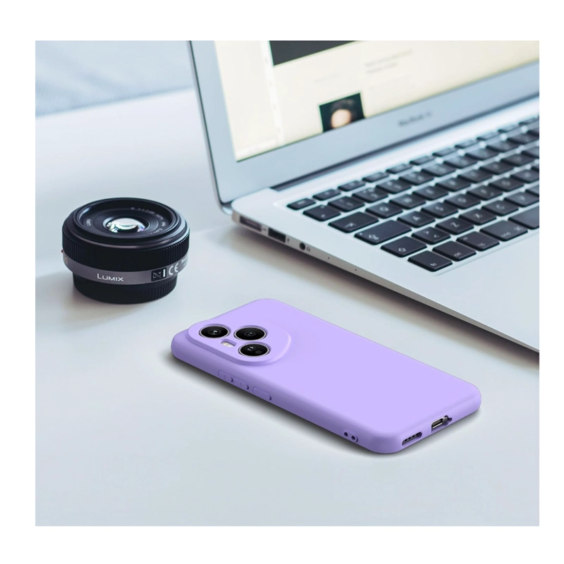 CARCASA FUNDA COMPATIBLE CON HONOR 400 PRO GOMA LILA - 4