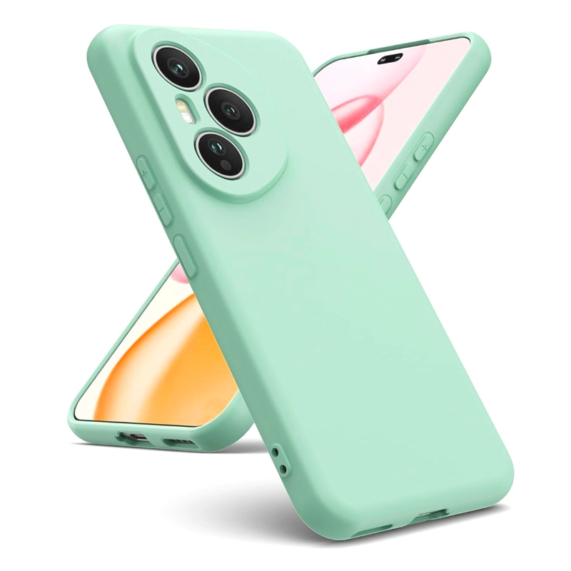 GENÉRICO CARCASA FUNDA COMPATIBLE CON HONOR 400 PRO GOMA TURQUESA