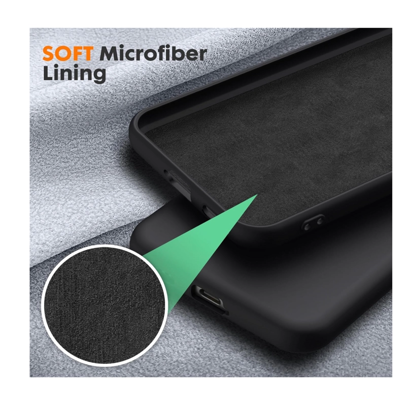 CARCASA FUNDA COMPATIBLE CON HONOR 400 PRO GOMA NEGRO - 4