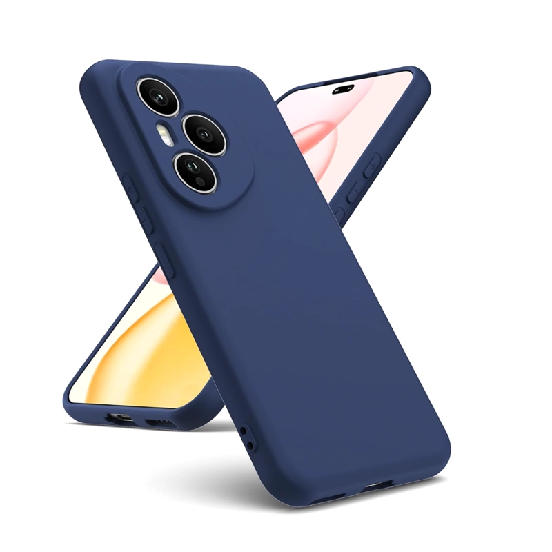CARCASA FUNDA COMPATIBLE CON HONOR 400 PRO GOMA AZUL OSCURO - 1