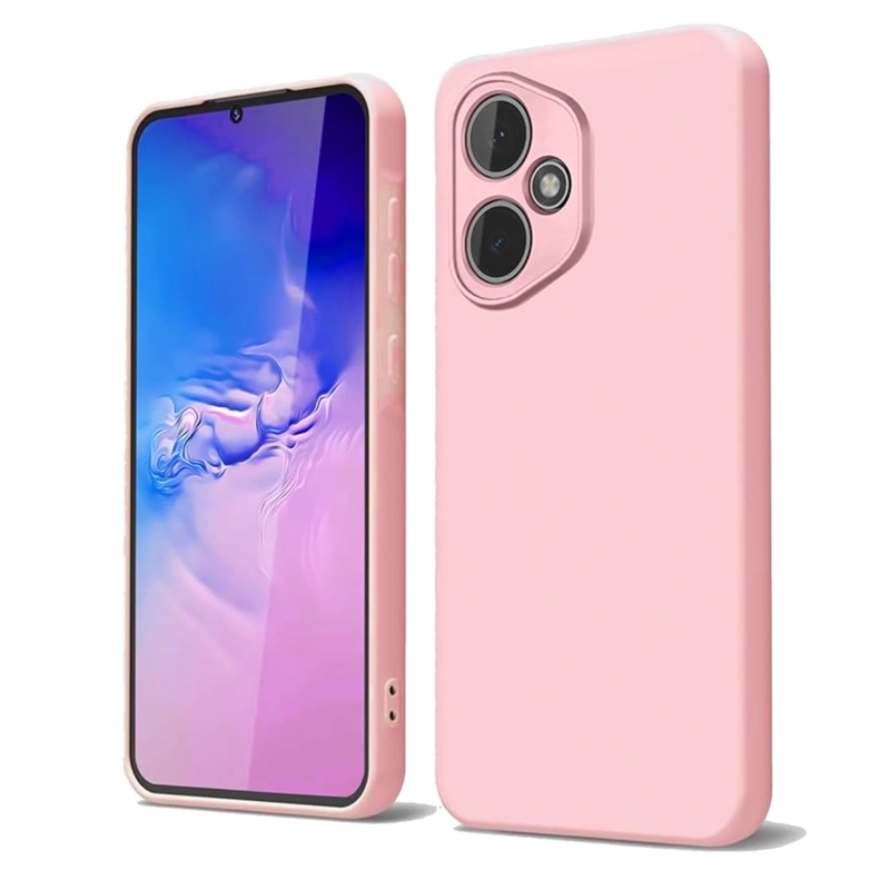 CARCASA FUNDA COMPATIBLE CON HONOR 400 GOMA ROSADO - 1