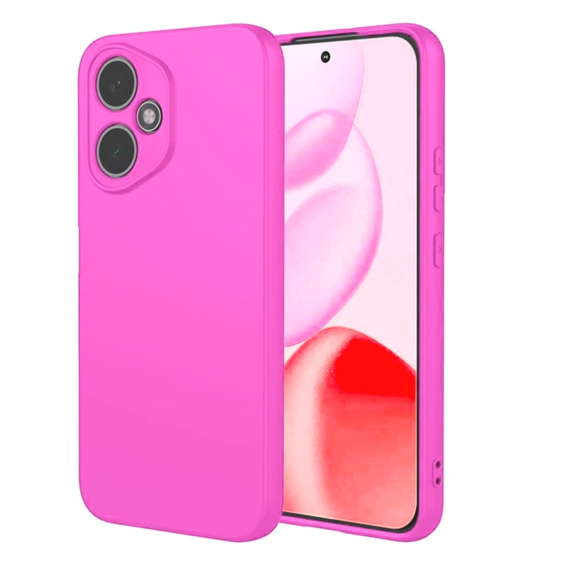 CARCASA FUNDA COMPATIBLE CON HONOR 400 GOMA FUCSIA - 1