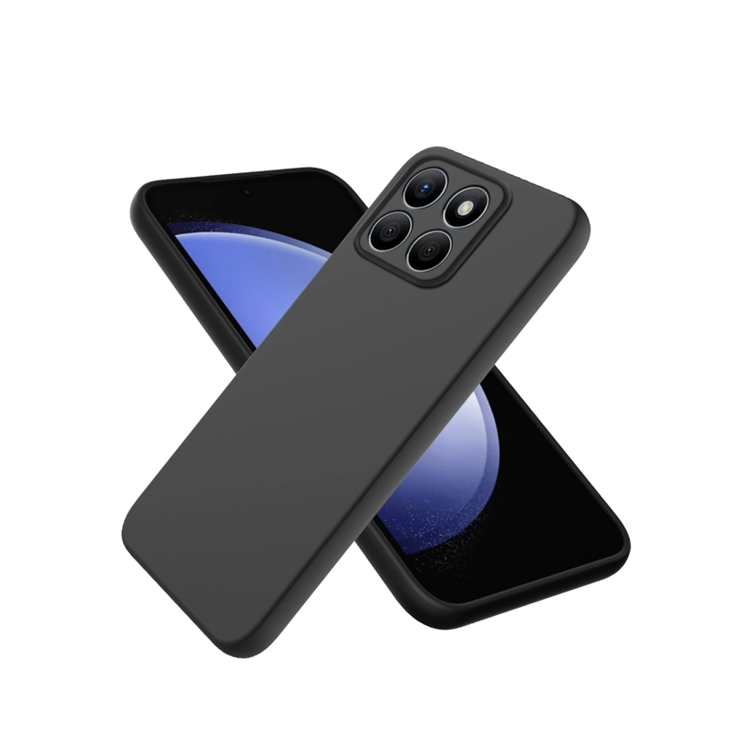 GENÉRICO CARCASA FUNDA COMPATIBLE CON HONOR X5B/X5B PLUS GOMA NEGRO