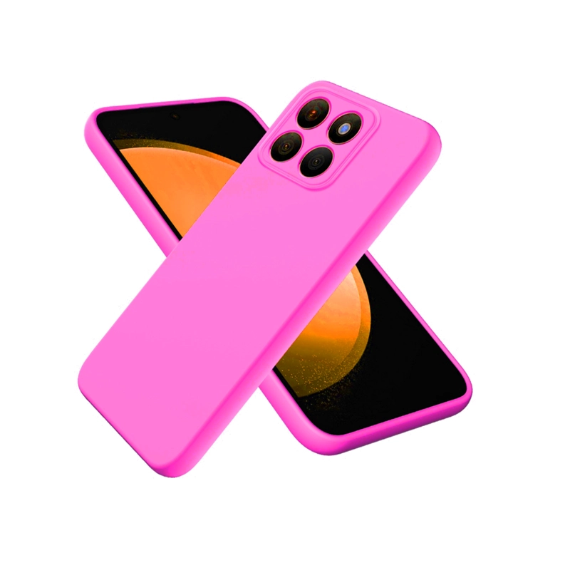 CARCASA FUNDA COMPATIBLE CON HONOR X5B/X5B PLUS GOMA FUCSIA - 1