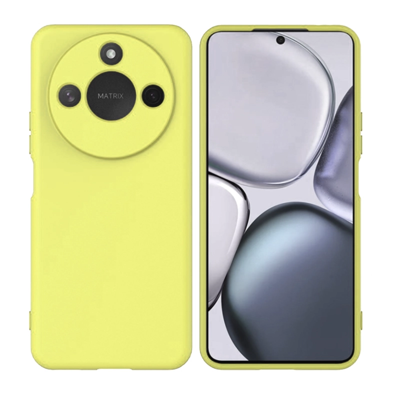 JOIGO CARCASA FUNDA PARA HONOR X9C SMART 5G GOMA AMARILLO