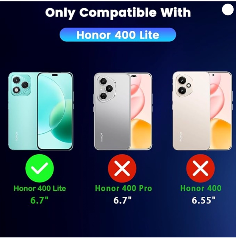 CARCASA TRANSPARENTE REFORZADA PARA HONOR 400 LITE - 3