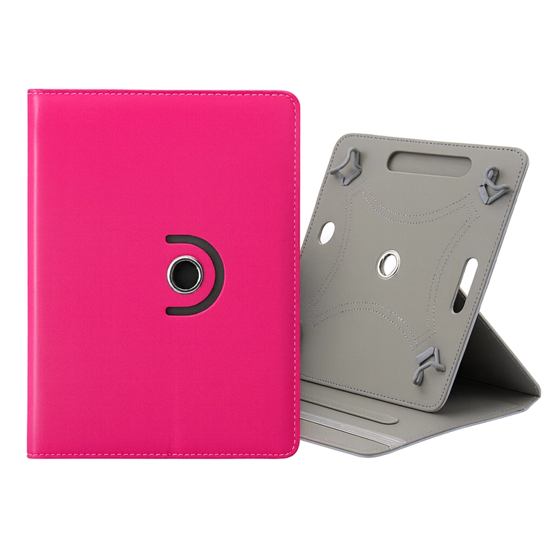 FUNDA COMPATIBLE CON TABLET UNIVERSAL ADAPTABLE 360  10/11 PULGADAS FUCSIA - 2