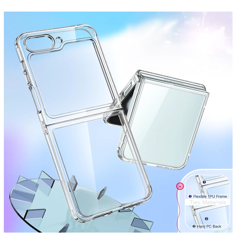 CARCASA TRANSPARENTE COMPATIBLE CON SAMSUNG GALAXY Z FLIP 5 - 2