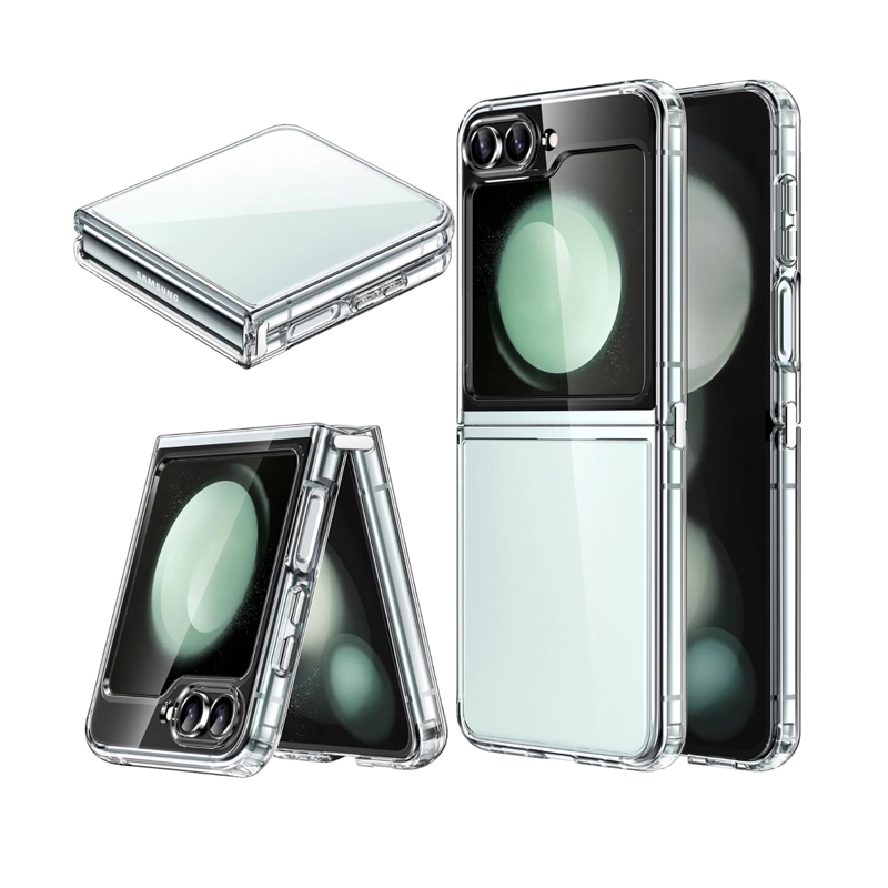 CARCASA TRANSPARENTE COMPATIBLE CON SAMSUNG GALAXY Z FLIP 5 - 4
