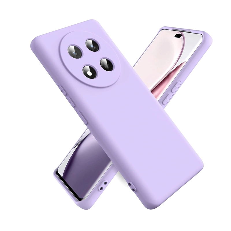 GENÉRICO CARCASA FUNDA COMPATIBLE CON HONOR X9C GOMA LILA