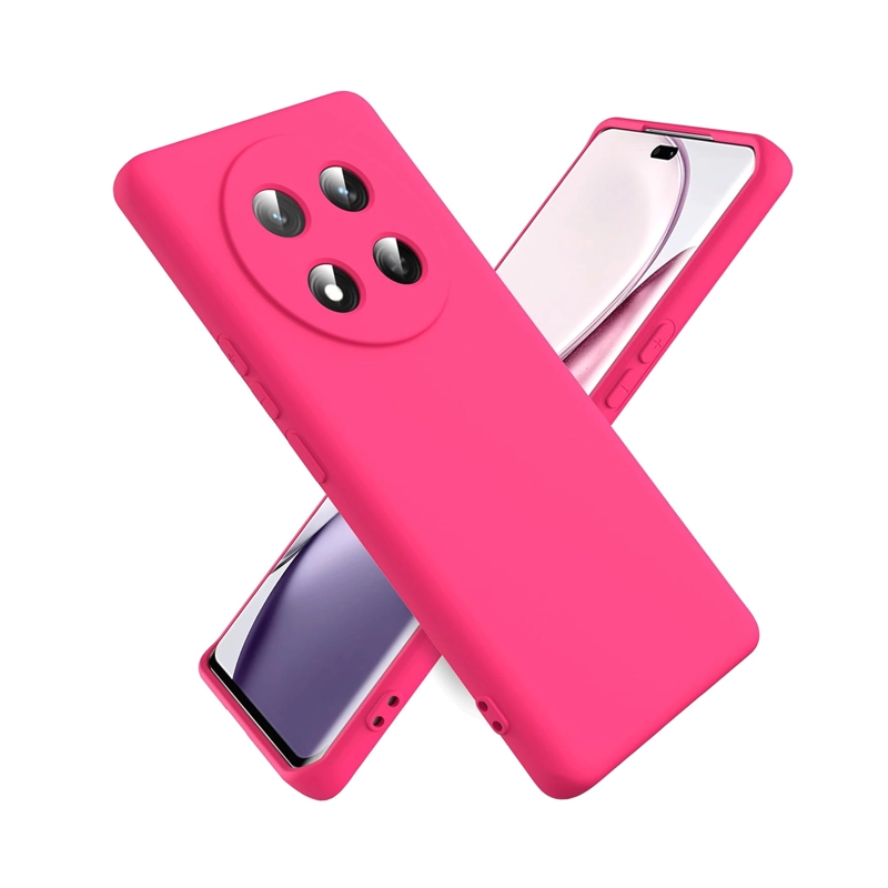 CARCASA FUNDA COMPATIBLE CON HONOR X9C GOMA FUCSIA - 1