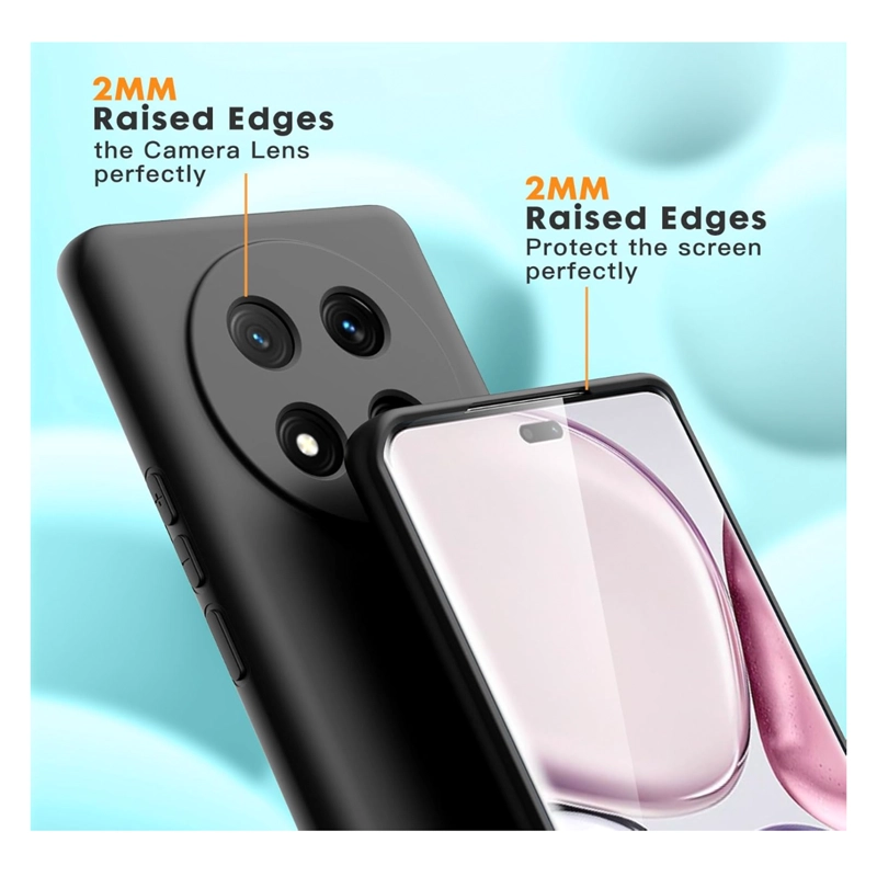 CARCASA FUNDA COMPATIBLE CON HONOR MAGIC 7 LITE GOMA ROSADO - 3