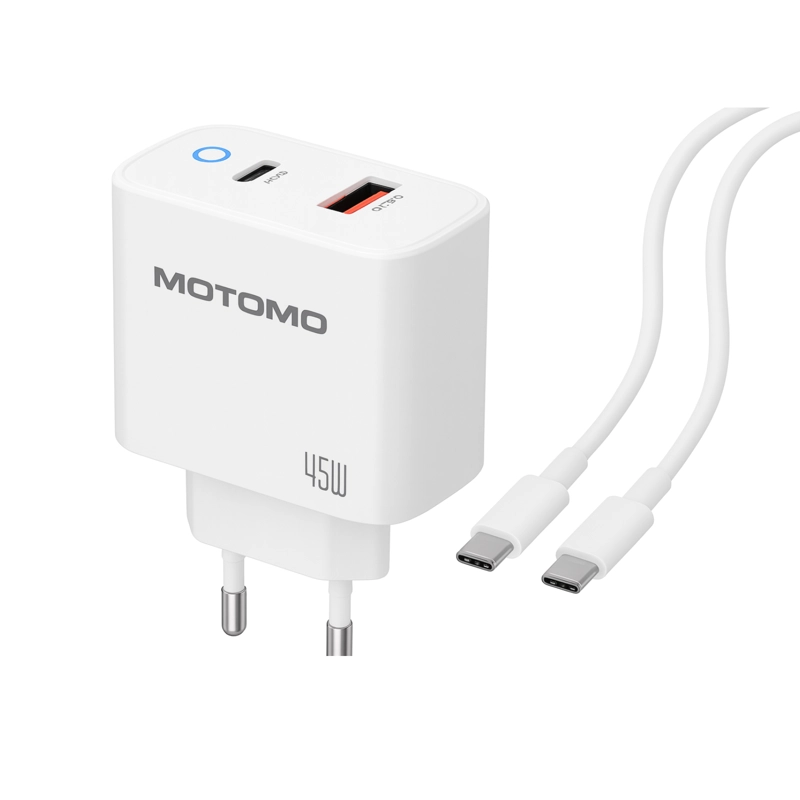CARGADOR CARGA RAPIDA 45W ENTRADA USB-C PD45 QC18W - 1
