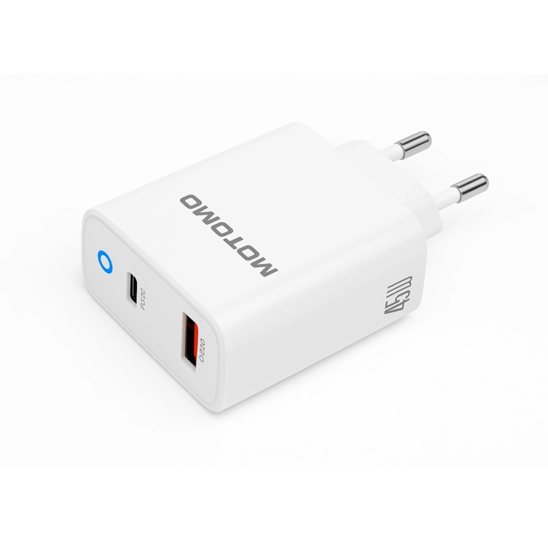 CARGADOR CARGA RAPIDA 45W ENTRADA USB-C PD45 QC18W - 6
