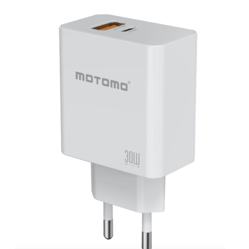 CARGADOR CARGA RAPIDA PD+QC 30W COMPATIBLE CON ENTRADA USB-C - 1
